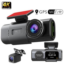 Load image into Gallery viewer, Universal 4K Front and Rear Dash Cam