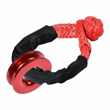 Load image into Gallery viewer, Aluminium Recovery Snatch Ring 41,000 lb for 3/8 and 1/2 inch Rope with Soft Shackle