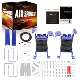 Rear Air Helper Spring Bag Leveling Kit for GMC Sierra 2500 HD Denali SLE SLT Silverado 2500 3500 HD 2011-2019