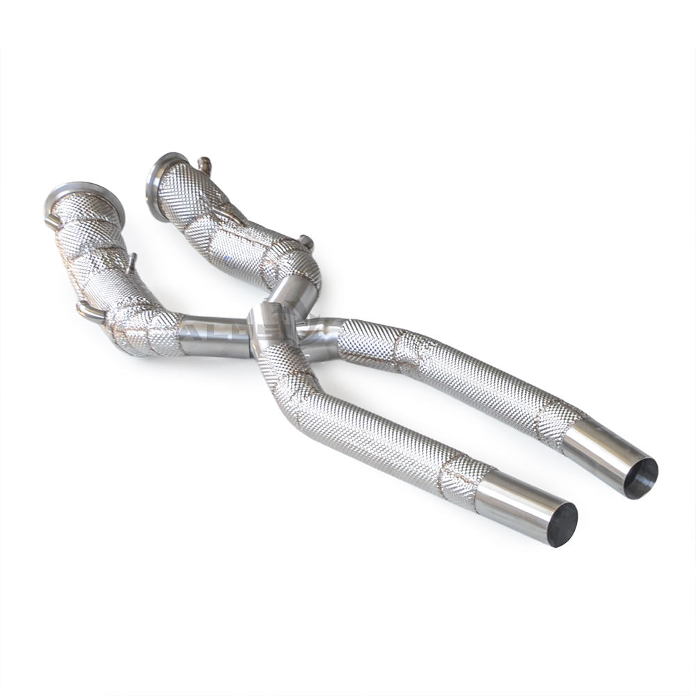 High Flow Catalytic Converter Insulated Downpipe for Ferrari