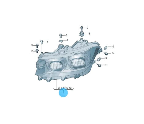 VW ID. Buzz 2022+ Matrix LED Headlight Left/Right 22D941035 22D941036
