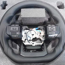 Load image into Gallery viewer, Piano black leather steering wheel for Toyota Land Cruiser 300