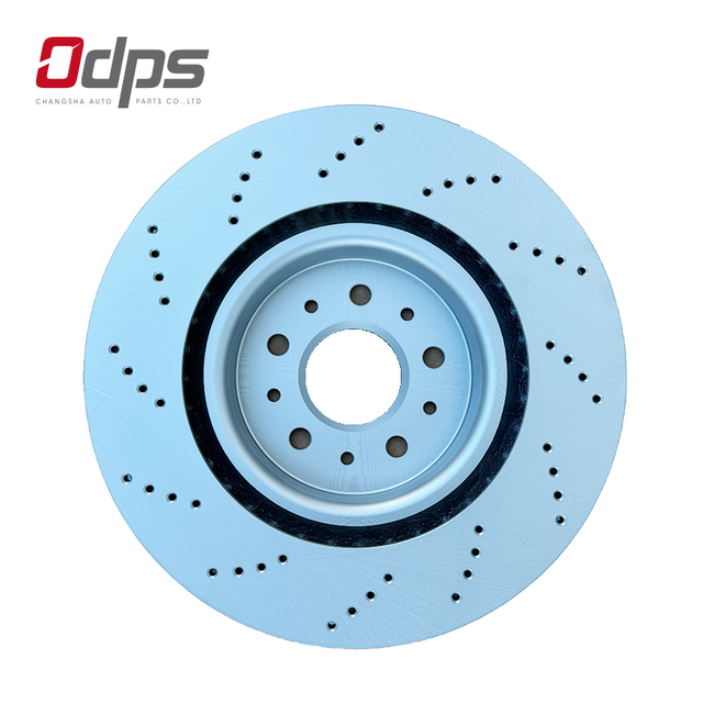 BRK-19.02-ab311 AB311125AC Drilled and Slotted Ventilated Front Brake Disc for Ford