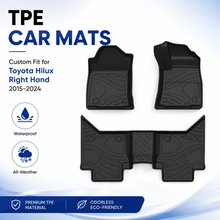 Load image into Gallery viewer, [HIL-FLOOR-008] 2015-2024 Toyota Hilux 3D TPE Floor Mats