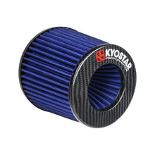 Load image into Gallery viewer, Universal 3.5 inch 89 mm Neck Glossy Real Carbon Fibre Cone Air Filter