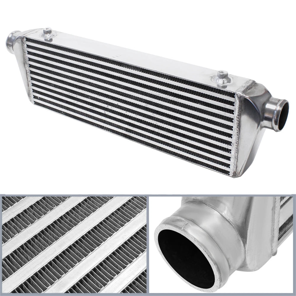 Universal 2.5 inch Aluminium Bar and Plate Front Mount Intercooler Core 550 x 180 x 65 mm