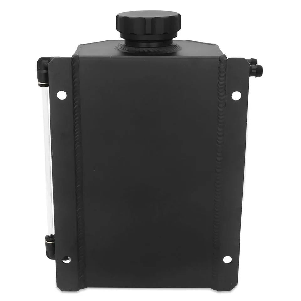 Universal 2 Litre AN10 Aluminium Oil Breather Catch Tank, 12 mm Ports