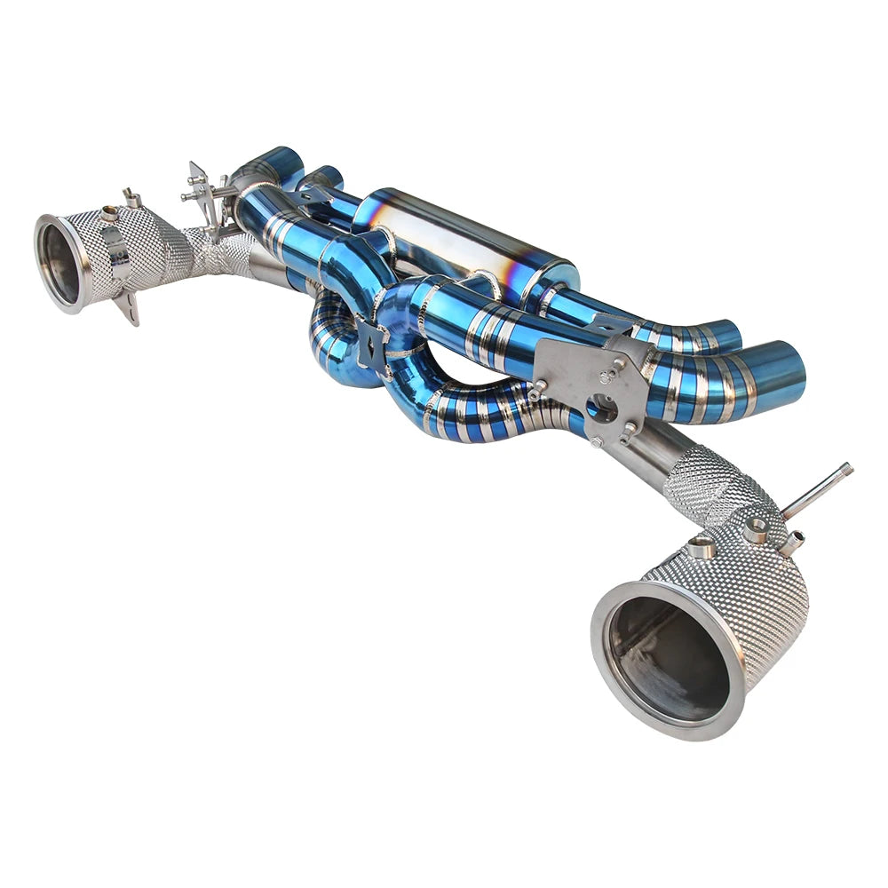 Porsche 992 911 Carrera / Targa 3.0 Twin Turbo 2019+ Titanium Racing Exhaust - Catback and Downpipes