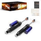 Rise 2-4.5 Inches Adjustable Monotube Remote Reservoir Front Shock for Jeep Wrangler TJ 1997-2006 Cherokee