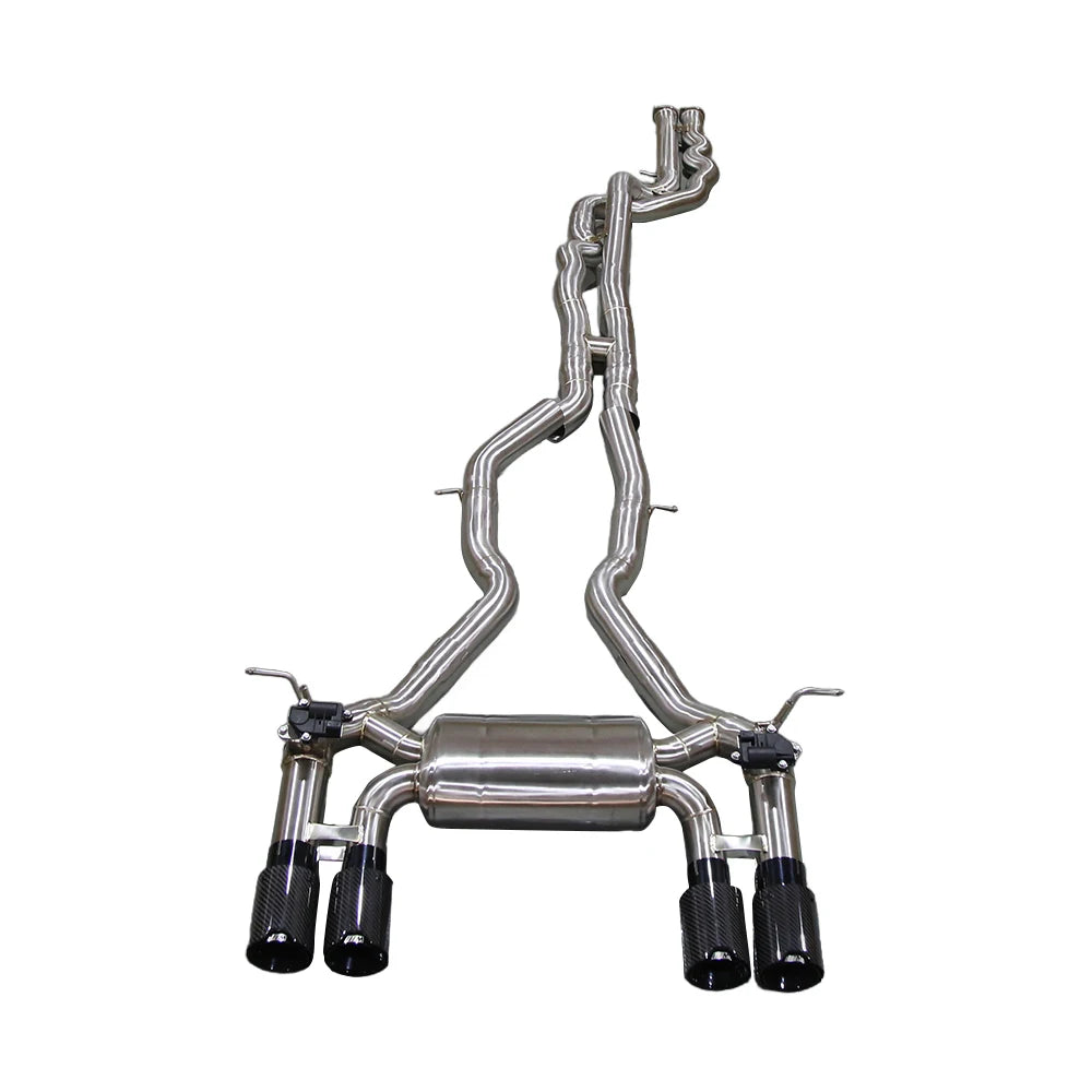BMW M3 F80 / M4 F82 F83 2014-2020 Equal Length Stainless Steel Valved Sport Catback Exhaust System