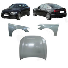 Load image into Gallery viewer, Audi A6 C7 4G 2012–2018 Steel Front Fender / Bonnet Replacement 4G0821101 4G0821102 4G0823029