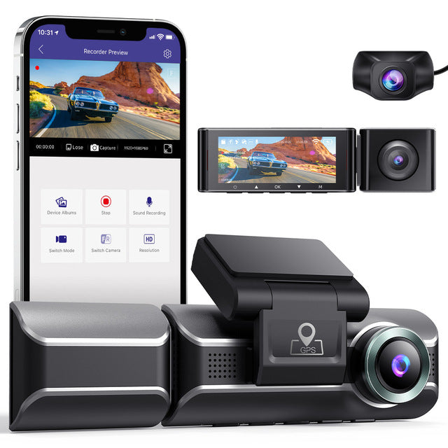 M550 3-Channel 4K Dash Cam with WiFi GPS Parking Mode