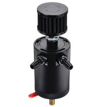 Load image into Gallery viewer, Universal 2-Port Aluminium Baffled Oil Catch Can with Drain Valve, 150 ml, 3/8 inch NPT