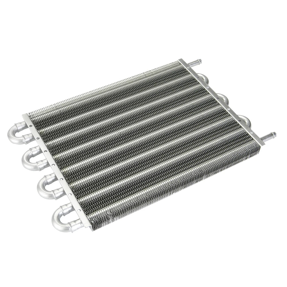 Universal 8-Row Aluminium Oil Cooler 15.5 x 10 x 0.75 inch with 6AN Ports - Engine / Transmission