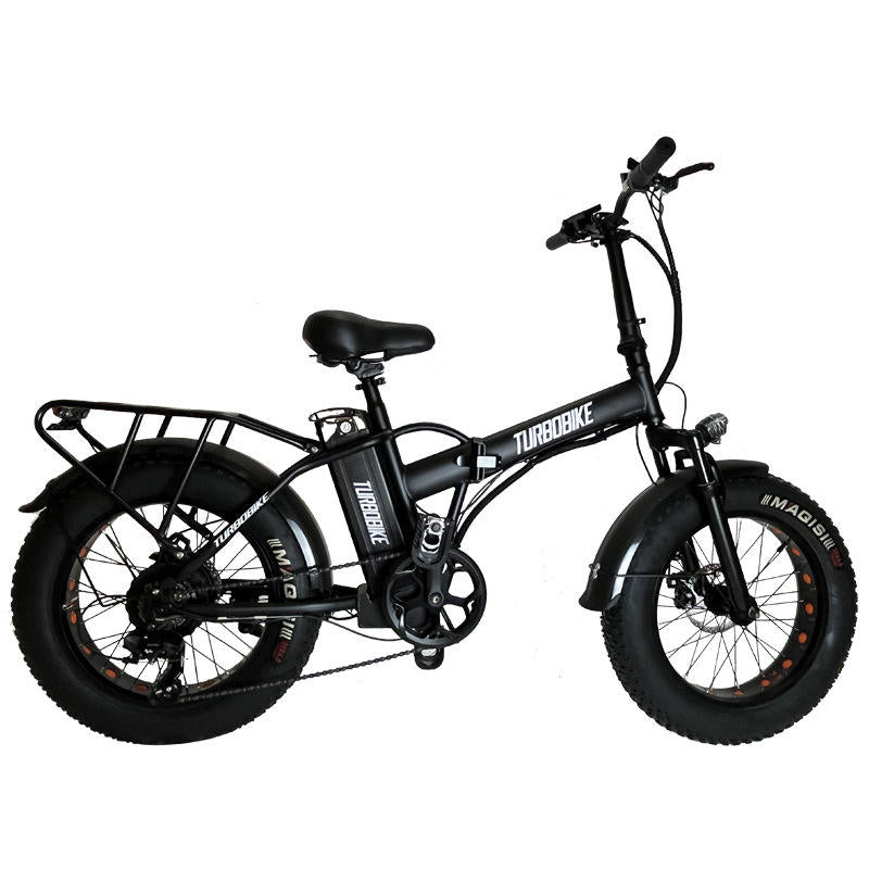 Cargo Electric Bike Factory Direct Cargo Electric Bike 48V 500W 7 Speed 20" Folding Fat Tire Electric Bike for Adults, Heavy Duty Folding E-Bike