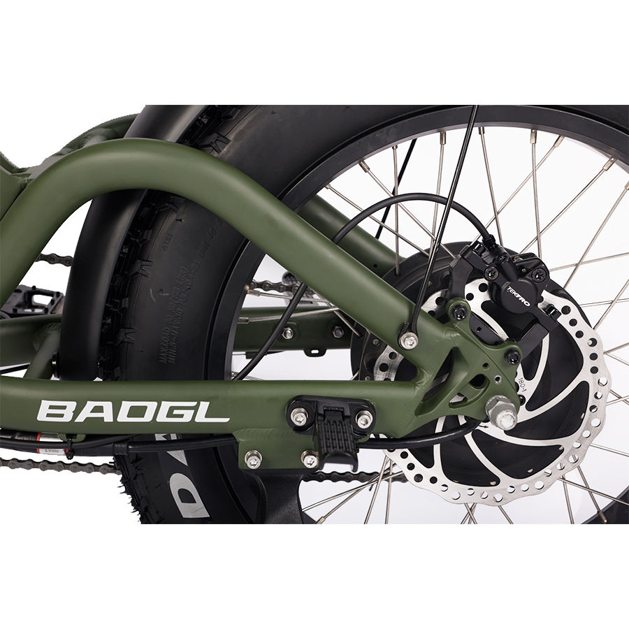 Electric Mountain Bike High Face 20" Fat Tire Electric Mountain Bike with 48V Lithium Battery, Rear Hub Motor, LCD Display & Suspension Fork