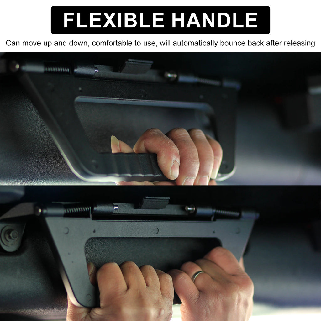 Ford Bronco 2021-2024 Aluminium Front and Rear Grab Handles Kit - Black, 2 and 4 Door