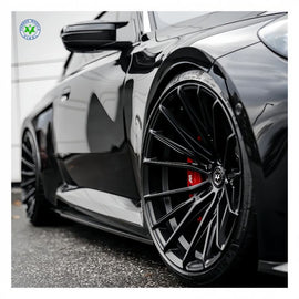 [RIM-026] 2015-2024 Volkswagen Golf 19-22 Inch 5x112 Forged Alloy Wheel Set Of 4 Matte Black