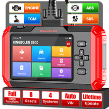 Load image into Gallery viewer, Kingbolen S600 Four System OBD2 Car Diagnostic Scanner
