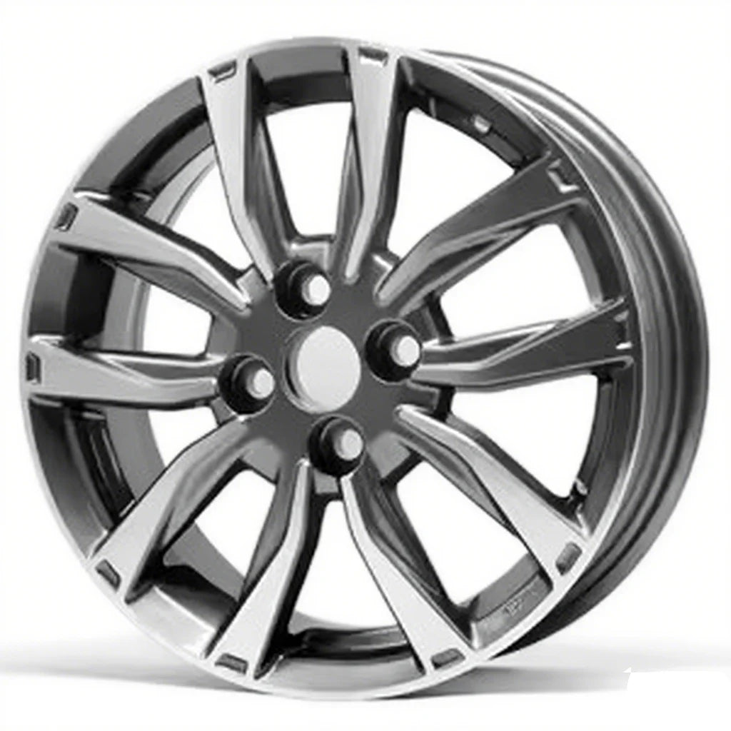 Toyota Yaris L 15x6.0J 4x100 Grey Machined Alloy Wheel
