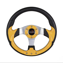 Load image into Gallery viewer, Universal 360 mm Black 3-Spoke Racing Steering Wheel – BMW 1 Series E81 / E87