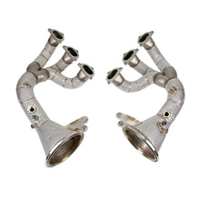 Load image into Gallery viewer, Porsche 911 992 GT3 / GT3 RS 304 Stainless Steel Equal Length Long-Tube Exhaust Headers with Heat Shield