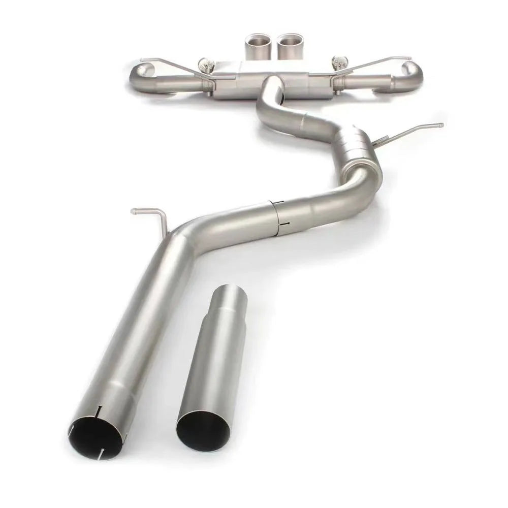 VW Golf R / Golf GTI MK8 SUS304 Stainless Steel 1.5 mm Catback Exhaust System
