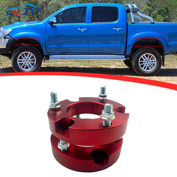 Car Accessories 4x4 Off Road Aluminum Suspension Front Strut Spacer Lift Kit for Toyota Hilux Vigo 4WD 2007-2014