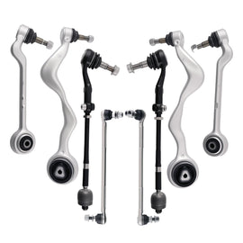 8pcs Front Control Arm Bar Link Tie Rod End Kit for BMW E90 328i 335i E82 128i 3-SERIES 1-SERIES