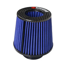 Load image into Gallery viewer, Universal 3.5 inch 89 mm Neck Glossy Real Carbon Fibre Cone Air Filter