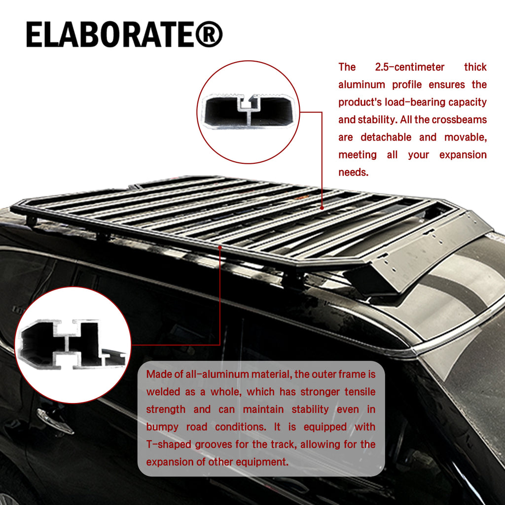 Universal Patrol Aluminium Roof Rack