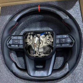 Toyota Land Cruiser Hilux Prado Cruise Control Carbon Fibre Steering Wheel