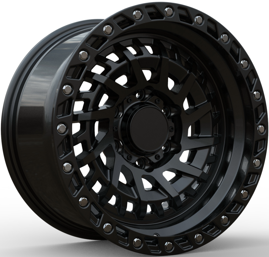 [RIM-012] 2015-2024 Toyota Hilux 17 Inch 6x139.7 Cast Alloy Wheel Set Of 4 Black