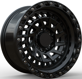 [RIM-012] 2015-2024 Toyota Hilux 17 Inch 6x139.7 Cast Alloy Wheel Set Of 4 Black