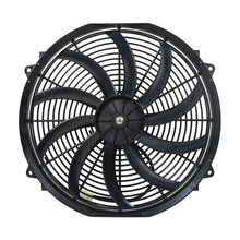 Load image into Gallery viewer, Universal 16 Inch 12V 120W Slim Electric Radiator Cooling Fan - Push or Pull, Black