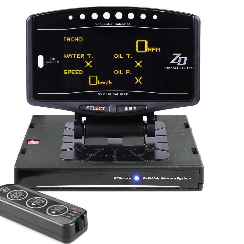 Universal 10-in-1 OLED Multi-Function Gauge Display with 4 Screens