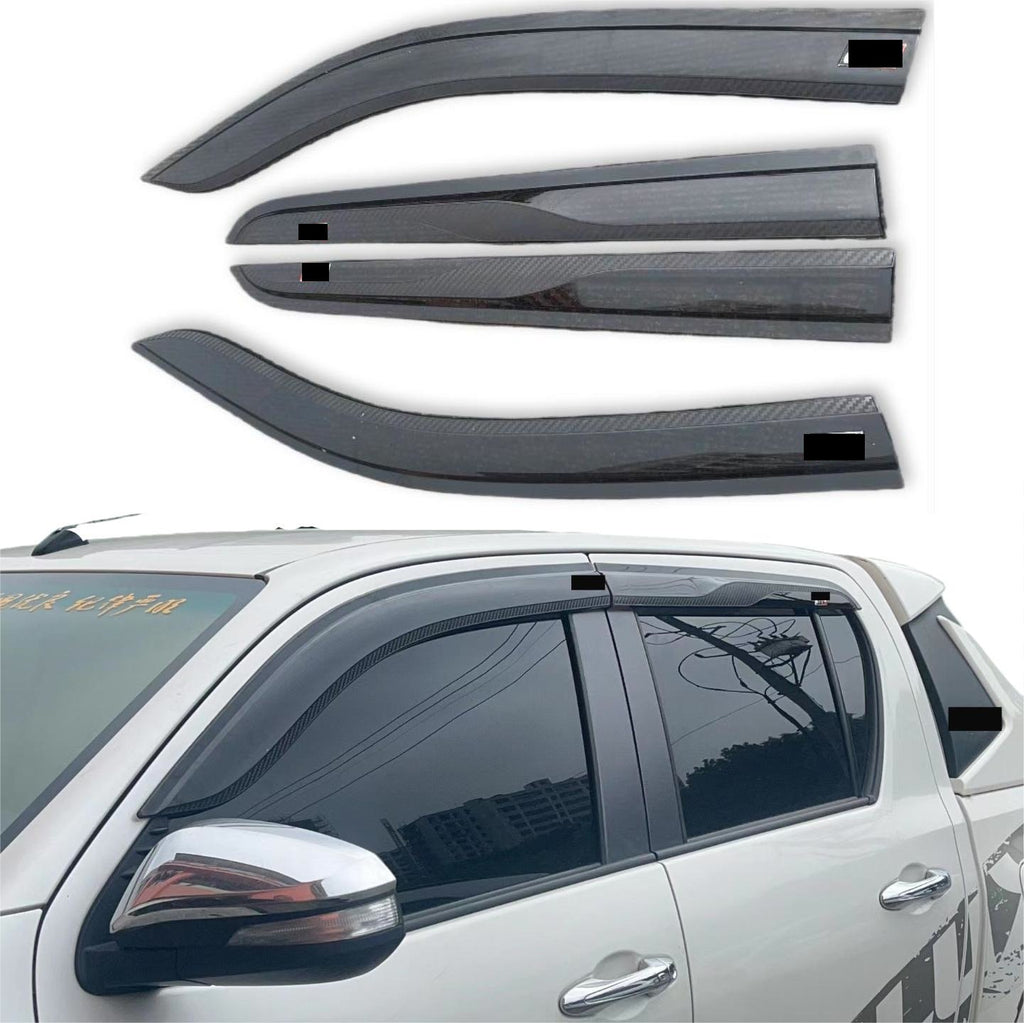 [HIL-VIS-005] 2015-2023 Toyota Hilux Door Visors