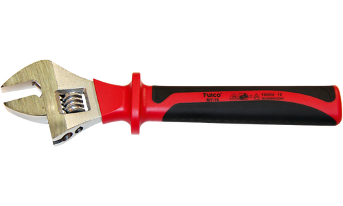 VDE Insulated Adjustable Wrench 200mm (8")