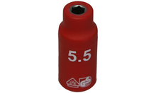 Load image into Gallery viewer, 5.5mm VDE Insulated Socket 1/4" Drive