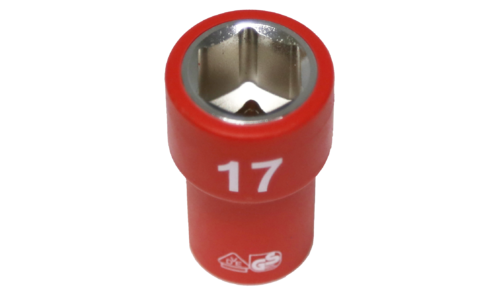 17mm VDE Insulated Socket 3/8" Drive
