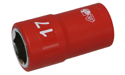 17mm VDE Insulated Socket 1/2" Drive