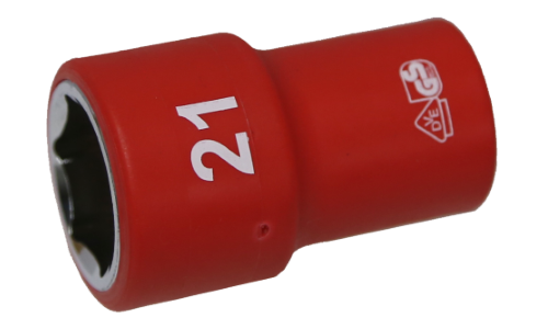 21mm VDE Insulated Socket 1/2" Drive