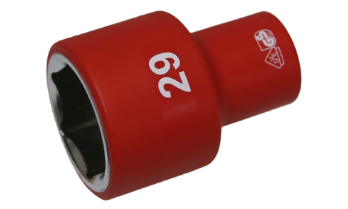 29mm 1/2" Drive VDE Insulated Socket (6 Pieces)