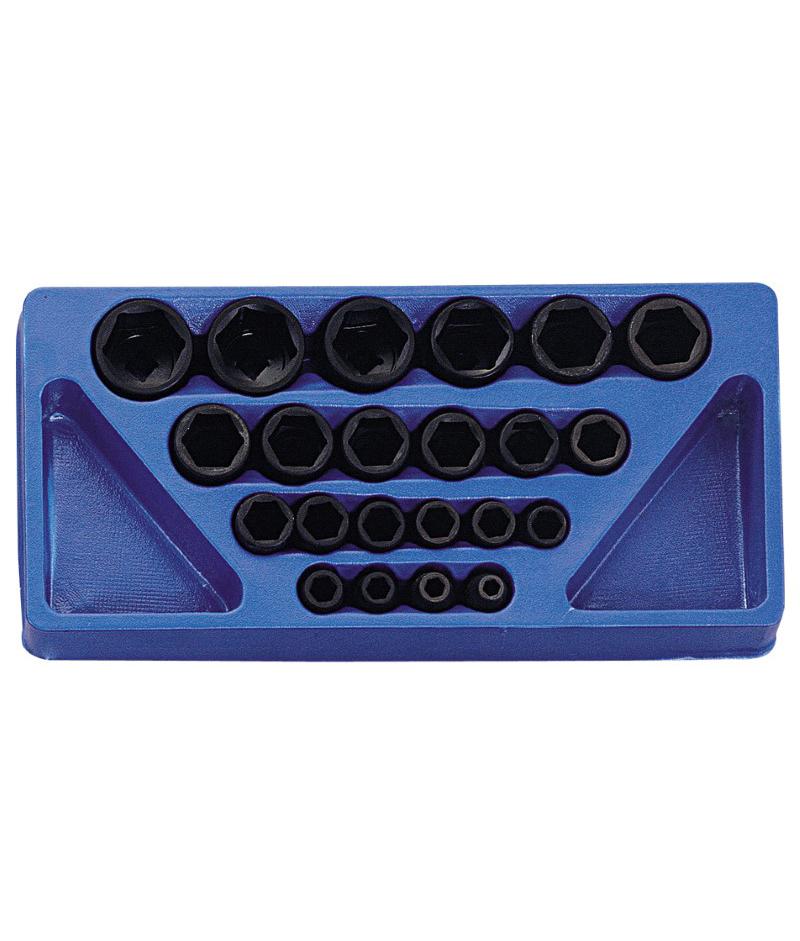 1/2" Drive Impact Socket Set 22 Piece SAE