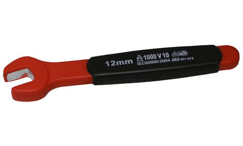 12mm VDE Insulated Open End Wrench