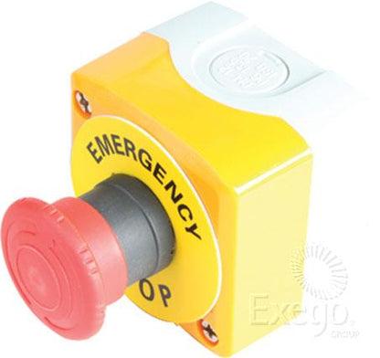 OEX EMERGENCY STOP SWITCH ON - OFF /OFF - ON (CONTACTS RATED 3A @ 24V) - ACX3438