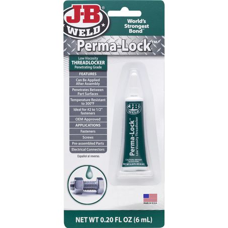 JB Weld Perma-Lock Green Low Viscosity Threadlocker 6ml - 29006