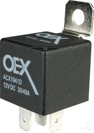 12V Relay OEX Mini Relay 12V Change Over 30/40A - Diode Protected, Sealed - ACX1941DBL