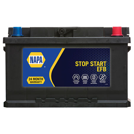 NAPA Idle Stop Start System Battery - DIN65L EFB NAPA