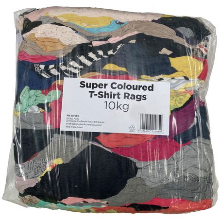 SUPER COLOURED T-SHIRT RAGS 10KG